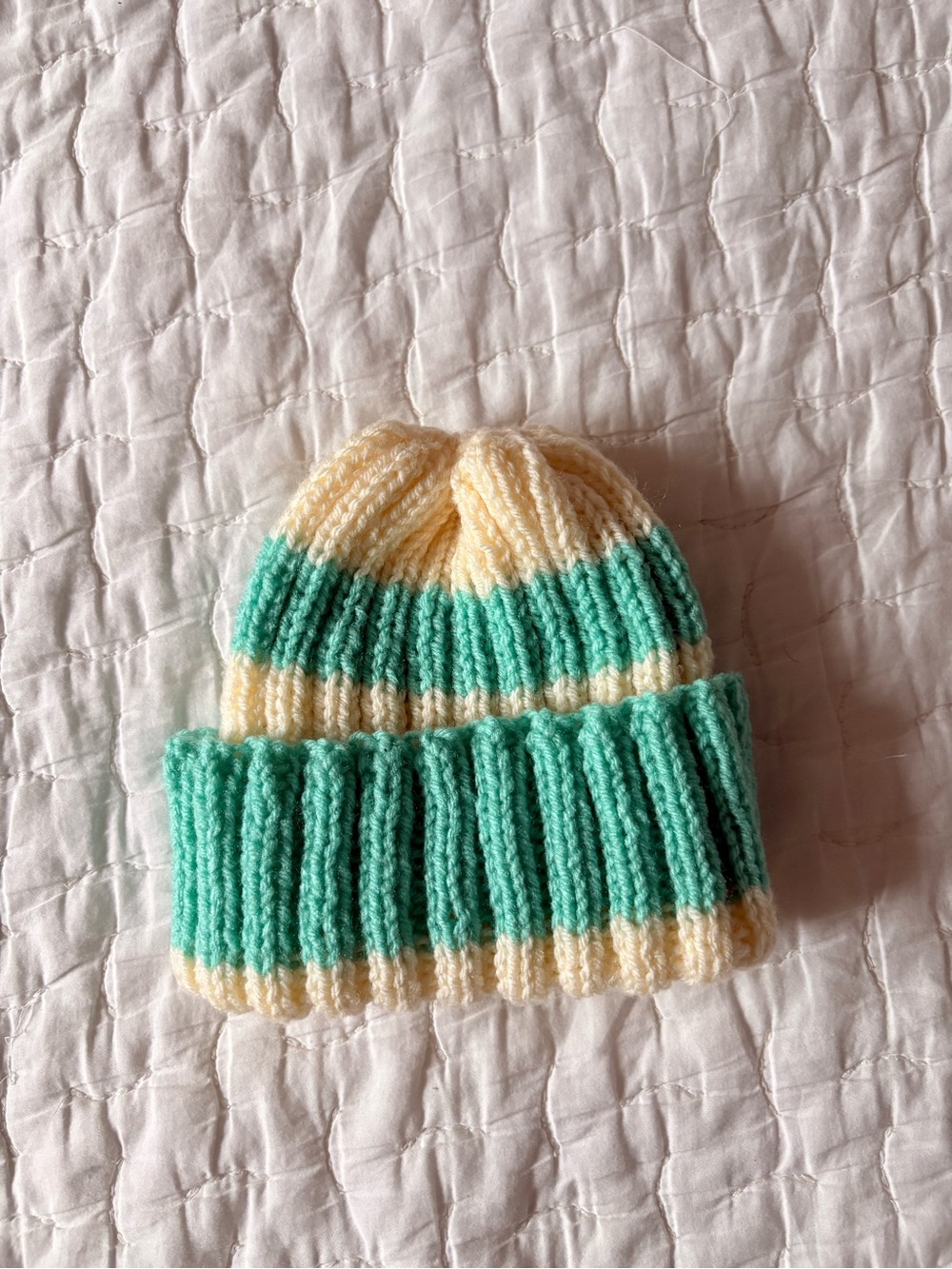 Handmade Kids Striped Knit Beanie